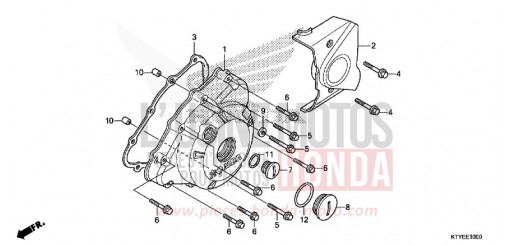 LEFT CRANKCASE COVER CBR125RTF de 2015